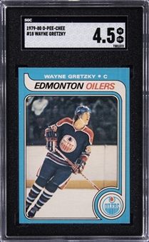 1979 O-Pee-Chee #18 Wayne Gretzky Rookie Card - SGC VG-EX+ 4.5